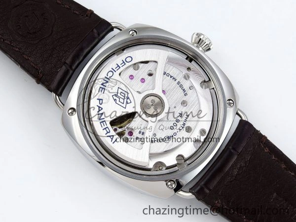 PAM1386 Radiomir 40mm VSF 1:1 Best Edition Green Dial on Brown Leather Strap P900
