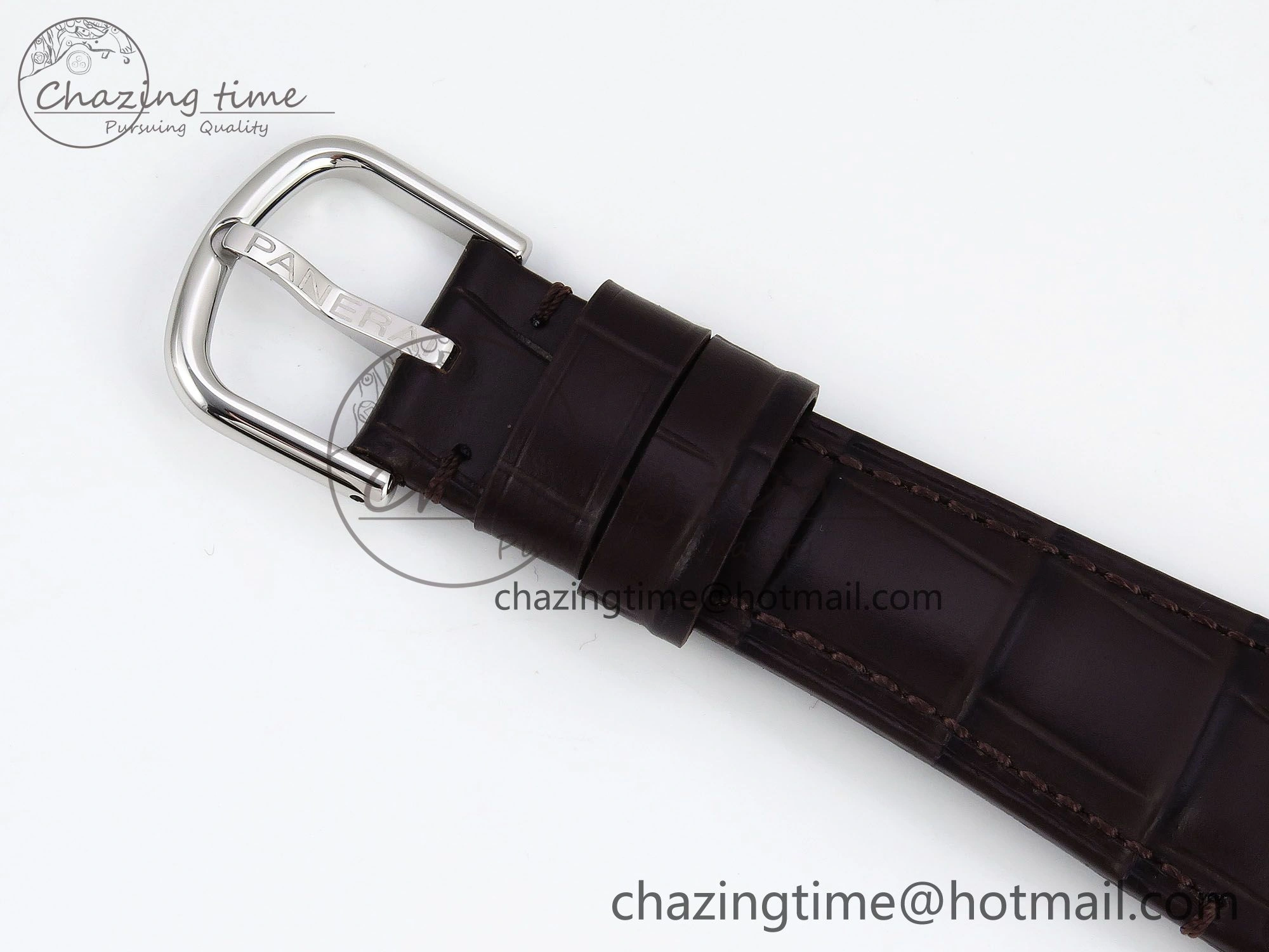 PAM1386 Radiomir 40mm VSF 1:1 Best Edition Green Dial on Brown Leather Strap P900