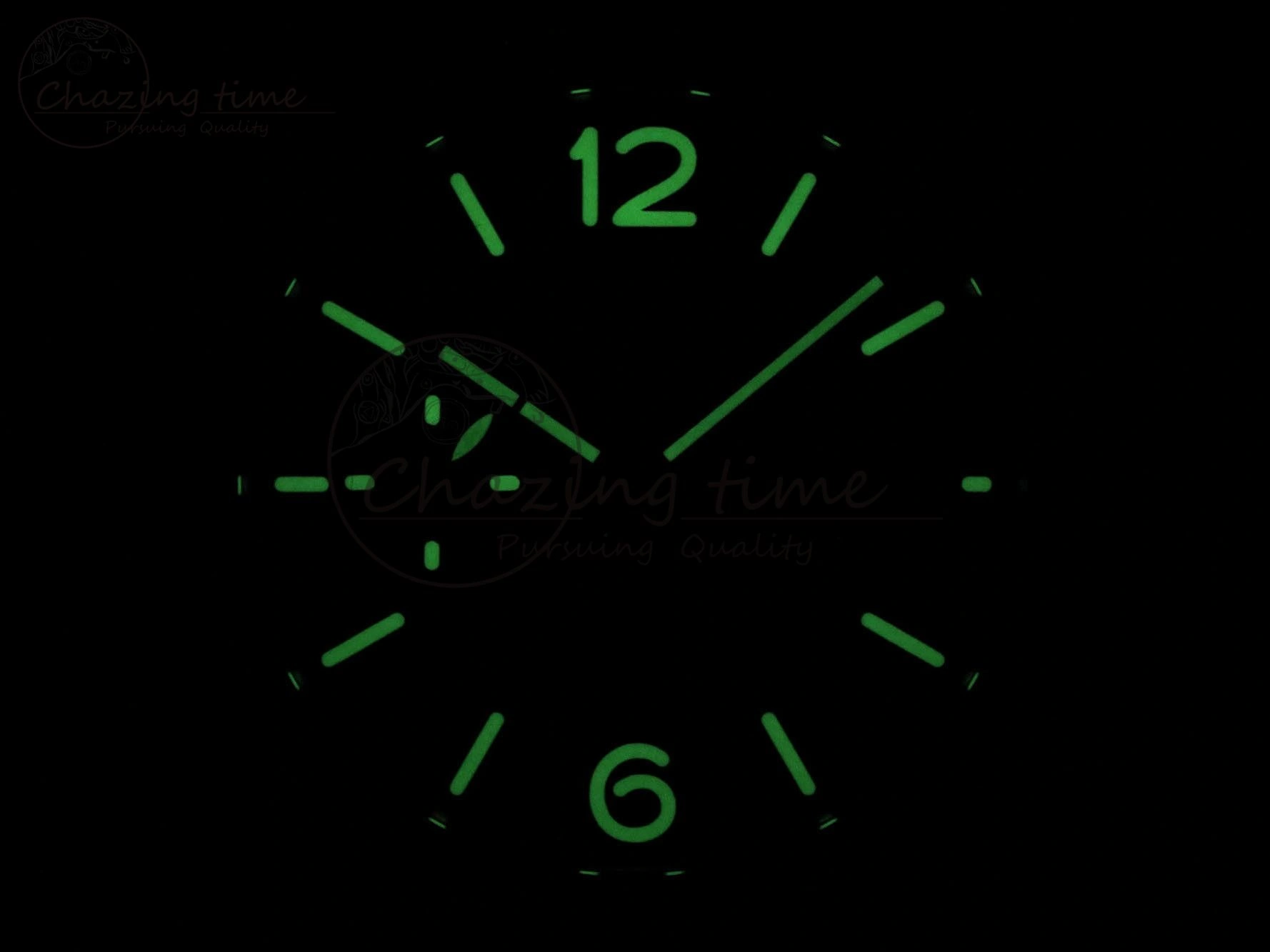 PAM1386 Y Radiomir TTF 1:1 Best Edition Green Dial on Brown Leather Strap P900