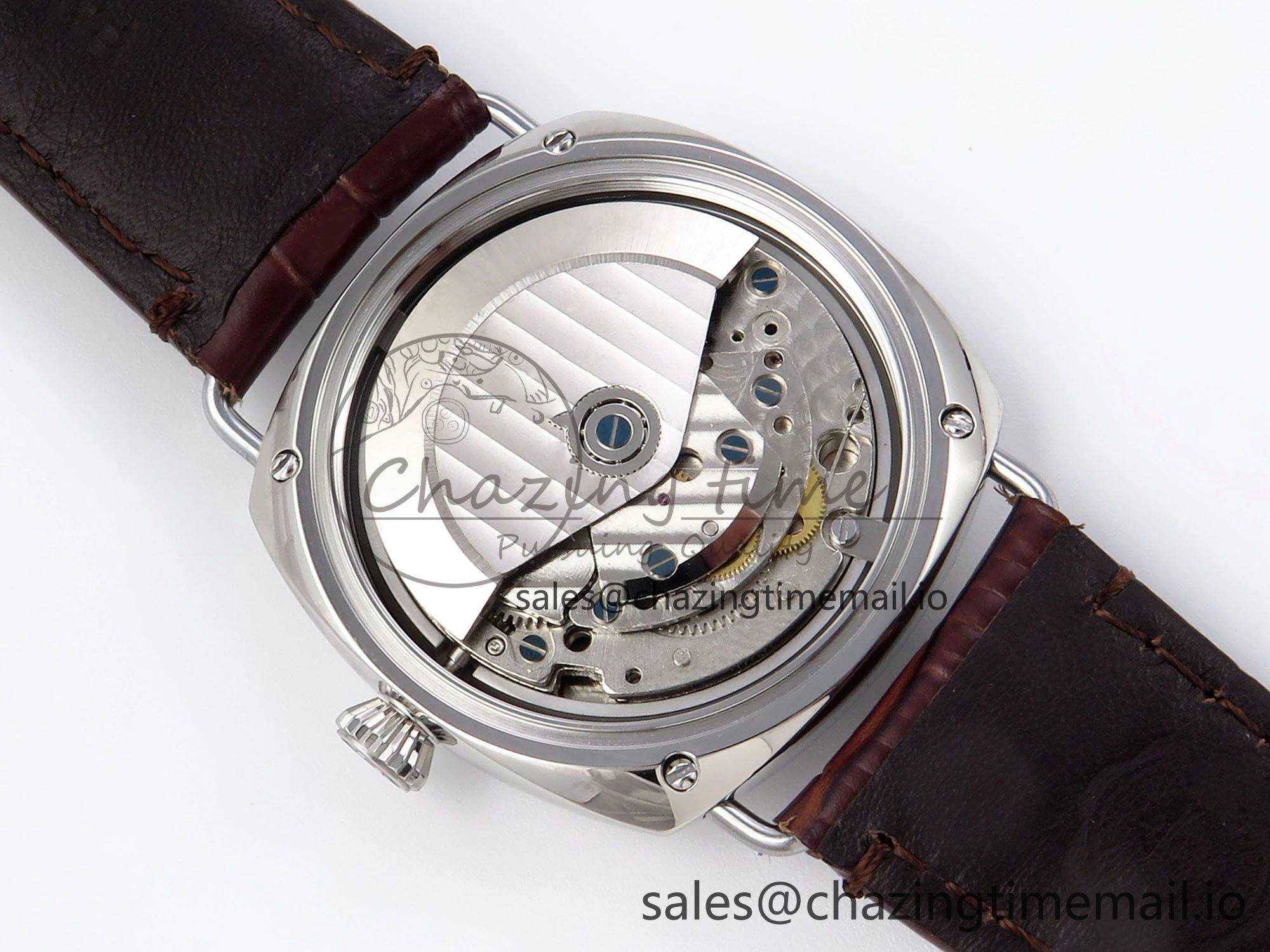 PAM1386 Y Radiomir TTF 1:1 Best Edition Green Dial on Brown Leather Strap P900
