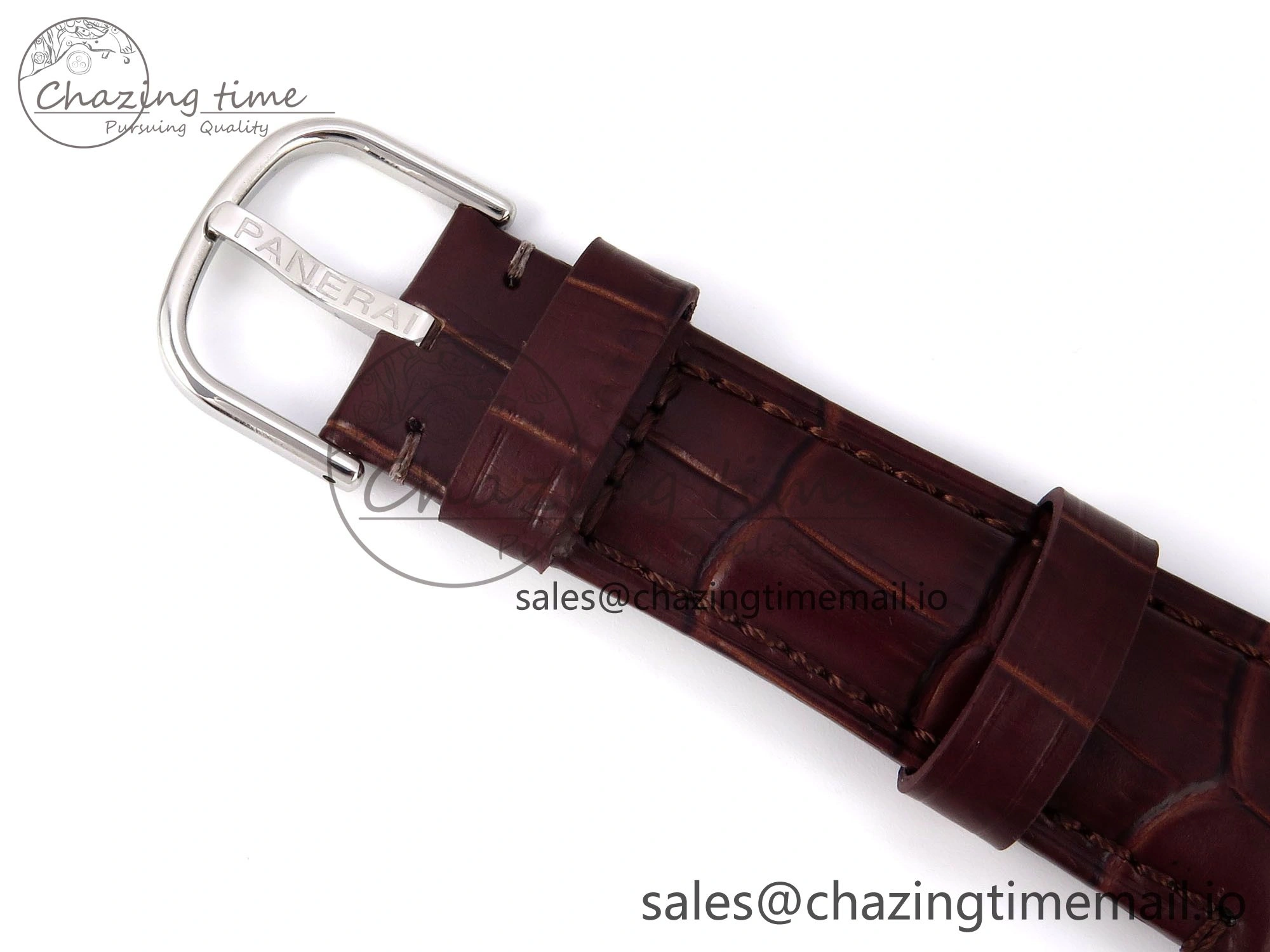 PAM1386 Y Radiomir TTF 1:1 Best Edition Green Dial on Brown Leather Strap P900
