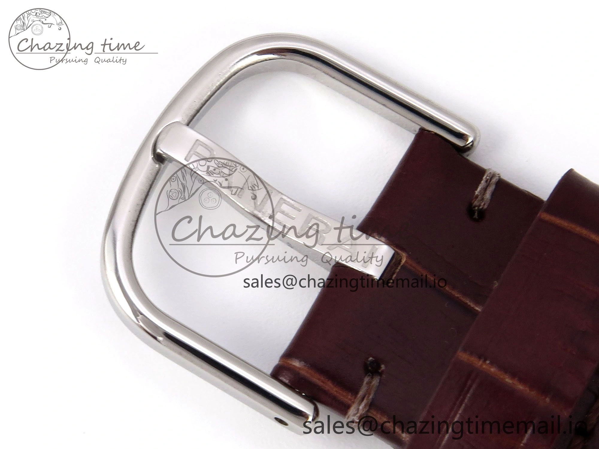 PAM1386 Y Radiomir TTF 1:1 Best Edition Green Dial on Brown Leather Strap P900