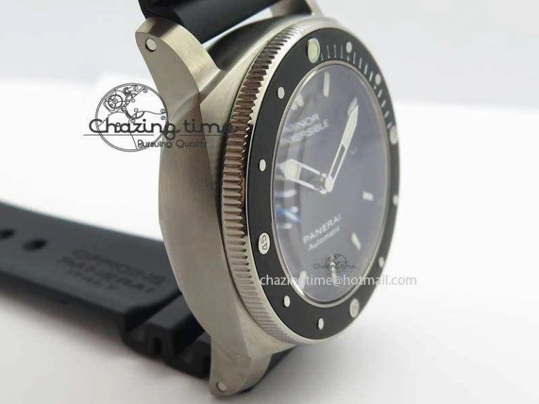PAM1389 Q SF Best Edition on Black Dial On Black Rubber Strap P9010 Clone
