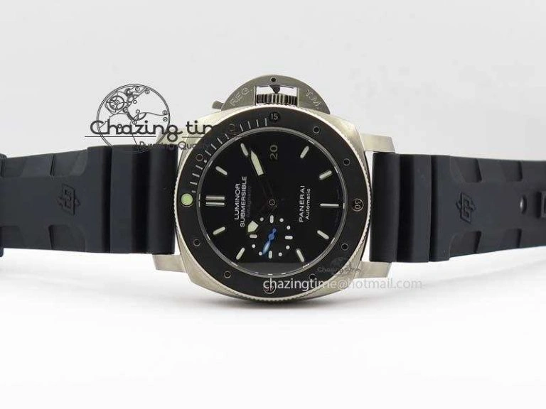 PAM1389 Q SF Best Edition on Black Dial On Black Rubber Strap P9010 Clone