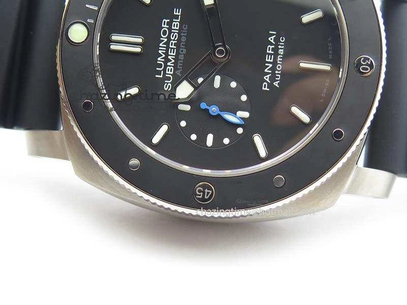 PAM1389 Q SF Best Edition on Black Dial On Black Rubber Strap P9010 Clone