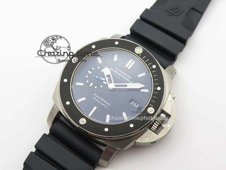 PAM1389 Q SF Best Edition on Black Dial On Black Rubber Strap P9010 Clone