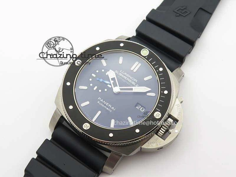 PAM1389 Q SF Best Edition on Black Dial On Black Rubber Strap P9010 Clone