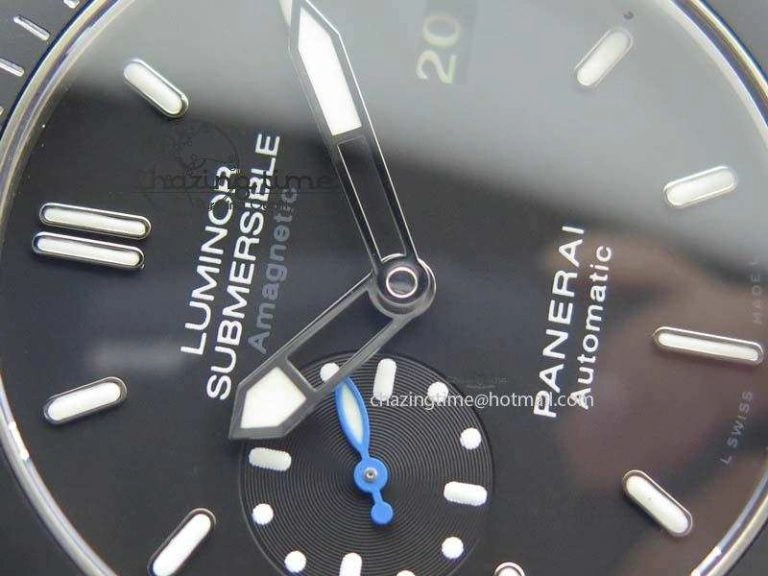 PAM1389 Q SF Best Edition on Black Dial On Black Rubber Strap P9010 Clone