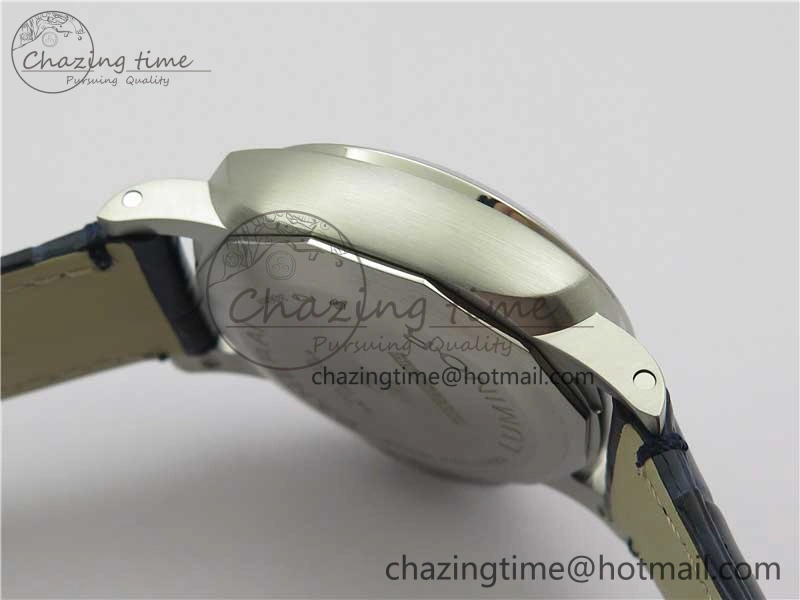 PAM1393 VSF 1:1 Best Edition Blue Dial on Leather Strap P.9010 Clone
