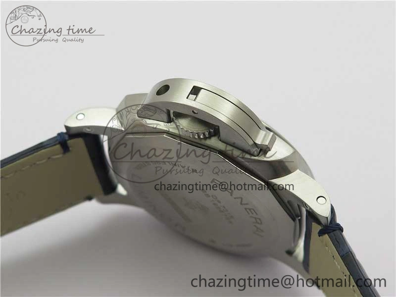 PAM1393 VSF 1:1 Best Edition Blue Dial on Leather Strap P.9010 Clone