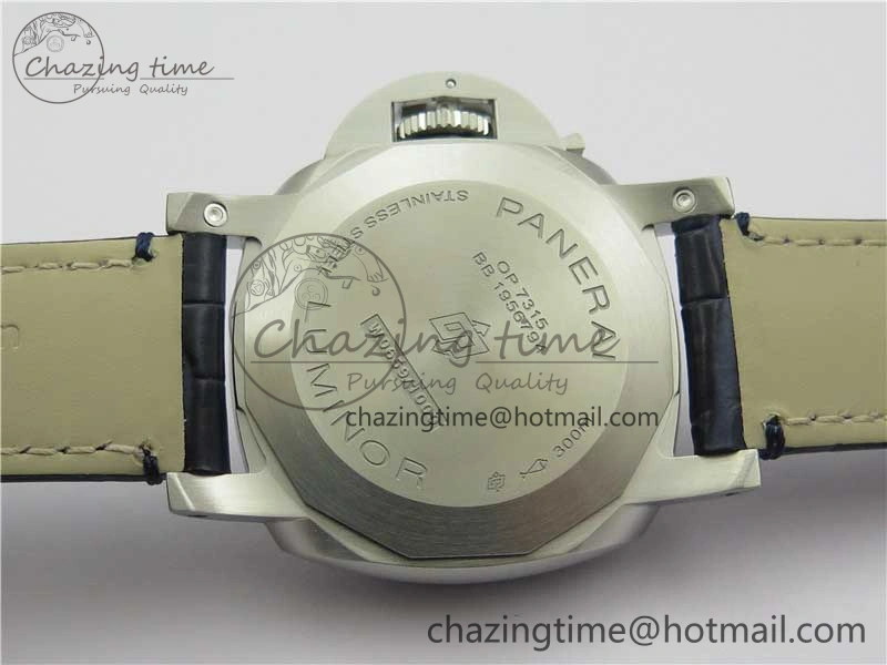 PAM1393 VSF 1:1 Best Edition Blue Dial on Leather Strap P.9010 Clone