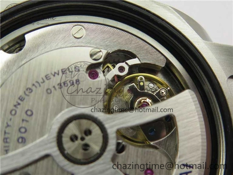 PAM1393 VSF 1:1 Best Edition Blue Dial on Leather Strap P.9010 Clone