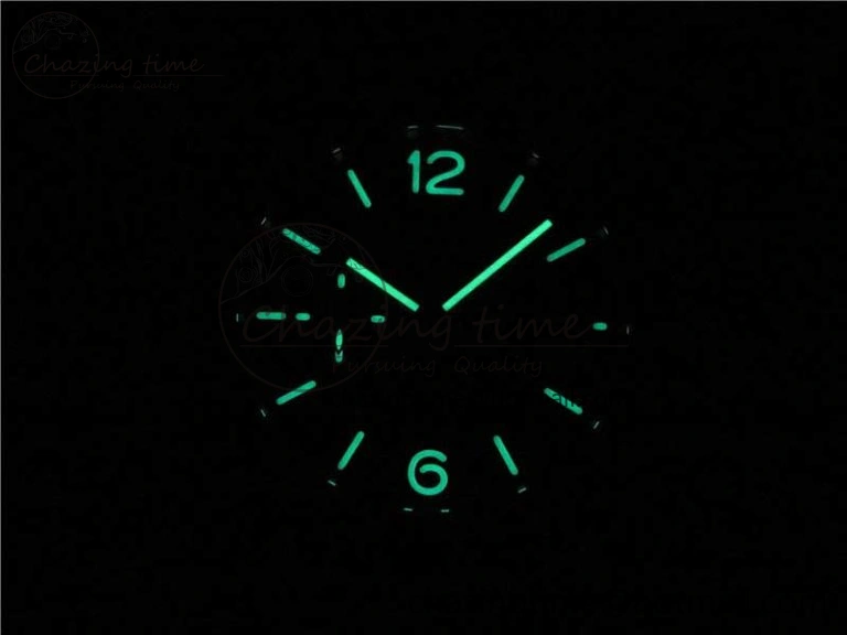 PAM1393 VSF 1:1 Best Edition Blue Dial on Leather Strap P.9010 Clone