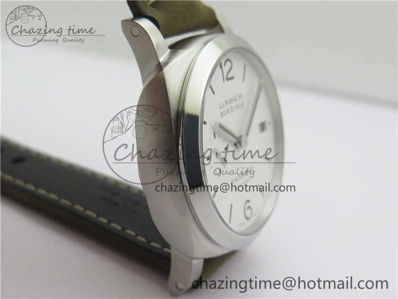 PAM1394 VSF 1:1 Best Edition White Dial on Brown Asso Strap P.9010 Clone