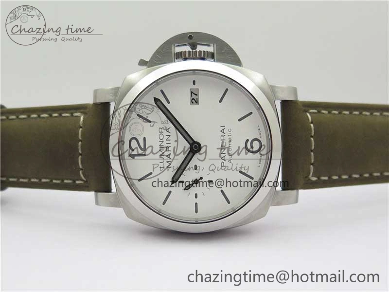 PAM1394 VSF 1:1 Best Edition White Dial on Brown Asso Strap P.9010 Clone