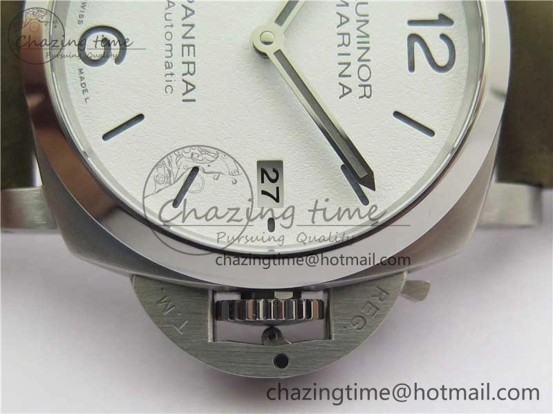 PAM1394 VSF 1:1 Best Edition White Dial on Brown Asso Strap P.9010 Clone