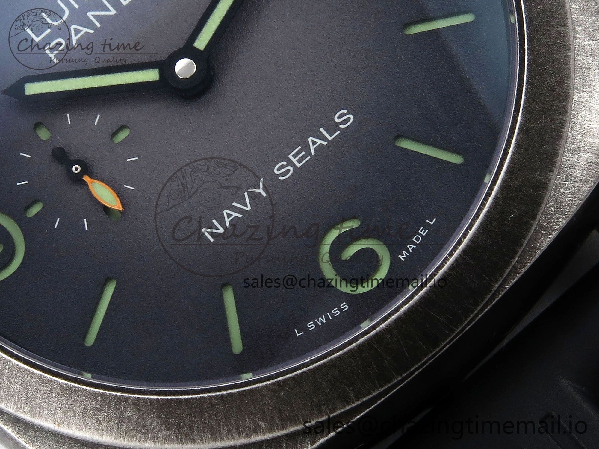 PAM1412 Navy SEALs VSF 1:1 Best Edition Iron Gray Dial on Rubber Strap P.9010 Clone