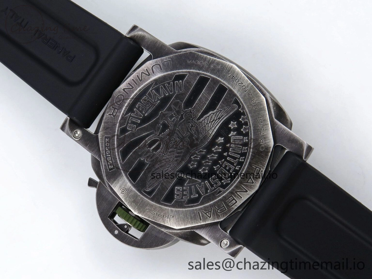 PAM1412 Navy SEALs VSF 1:1 Best Edition Iron Gray Dial on Rubber Strap P.9010 Clone