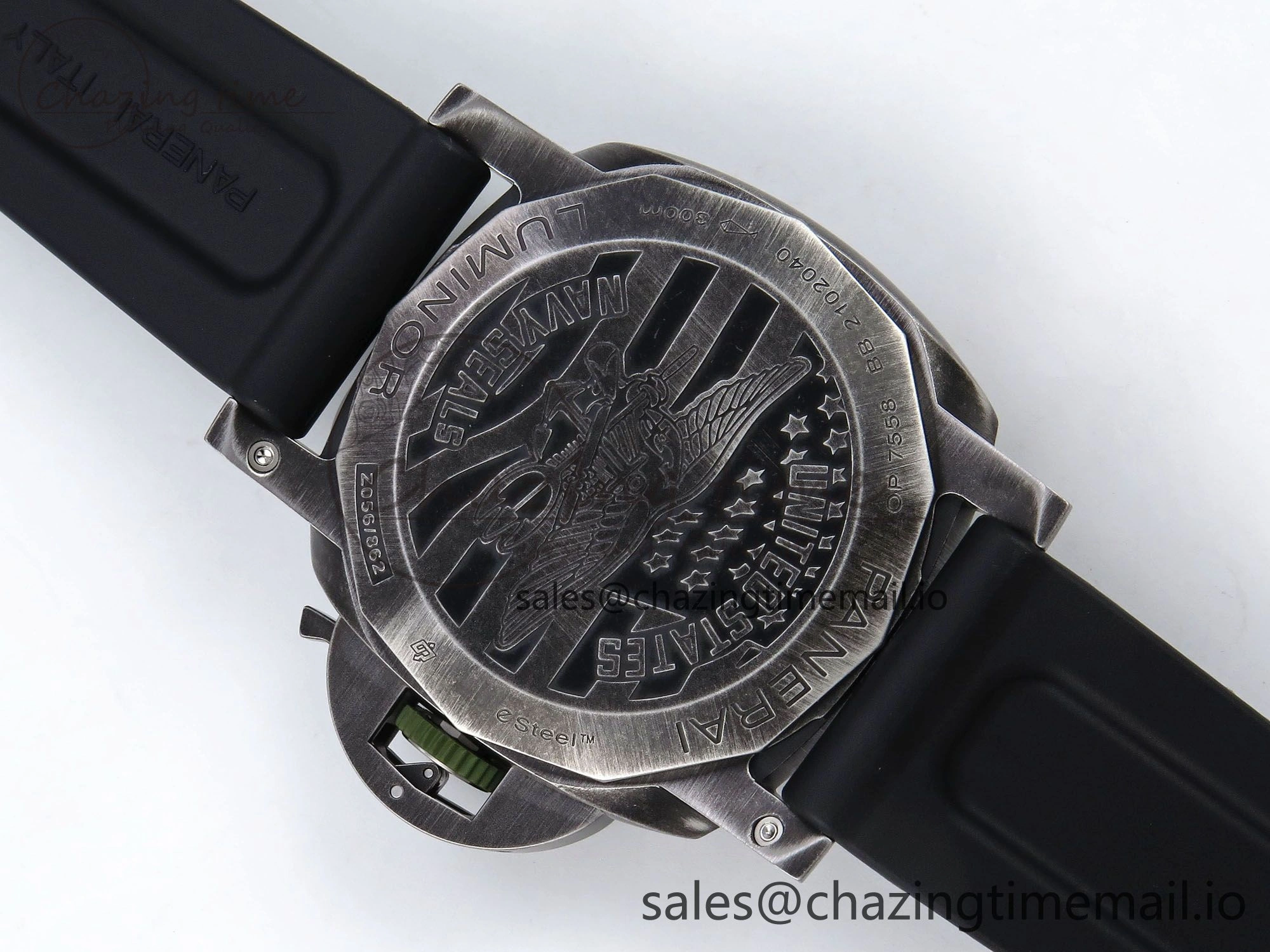 PAM1412 Navy SEALs VSF 1:1 Best Edition Iron Gray Dial on Rubber Strap P.9010 Clone
