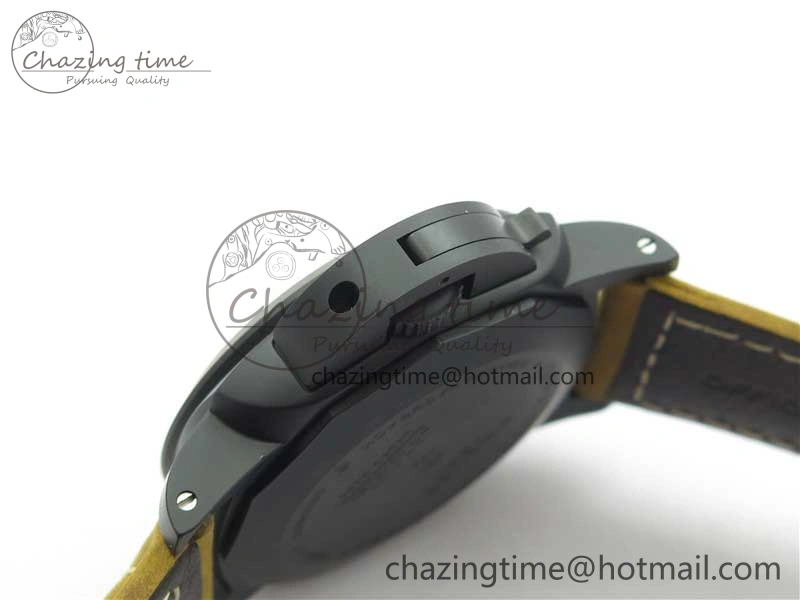PAM1441 U VSF 1:1 Best Edition Black Dial on Brown Asso Strap P.9011 Super Clone