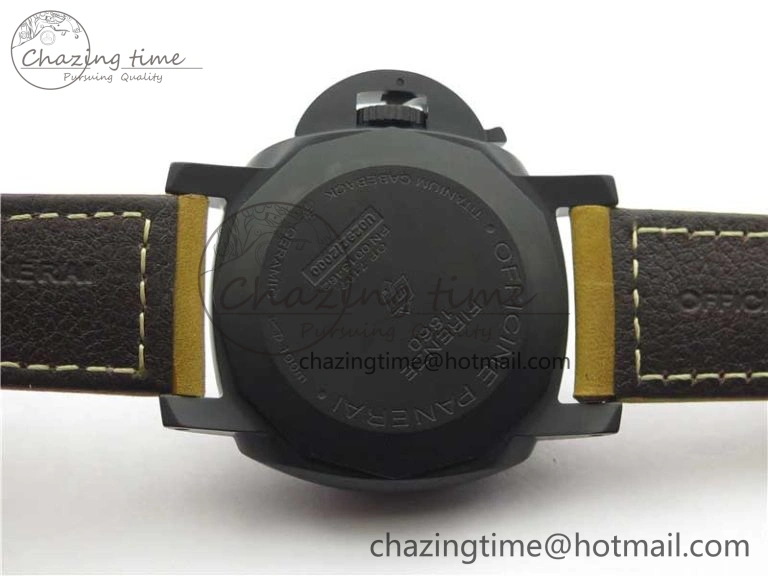 PAM1441 U VSF 1:1 Best Edition Black Dial on Brown Asso Strap P.9011 Super Clone