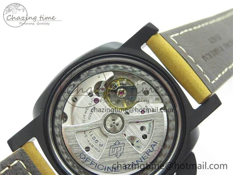 PAM1441 U VSF 1:1 Best Edition Black Dial on Brown Asso Strap P.9011 Super Clone