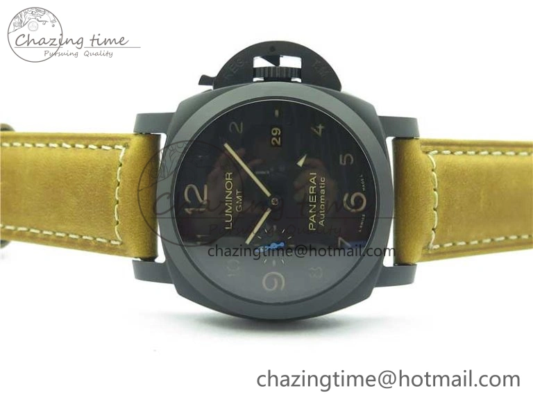 PAM1441 U VSF 1:1 Best Edition Black Dial on Brown Asso Strap P.9011 Super Clone