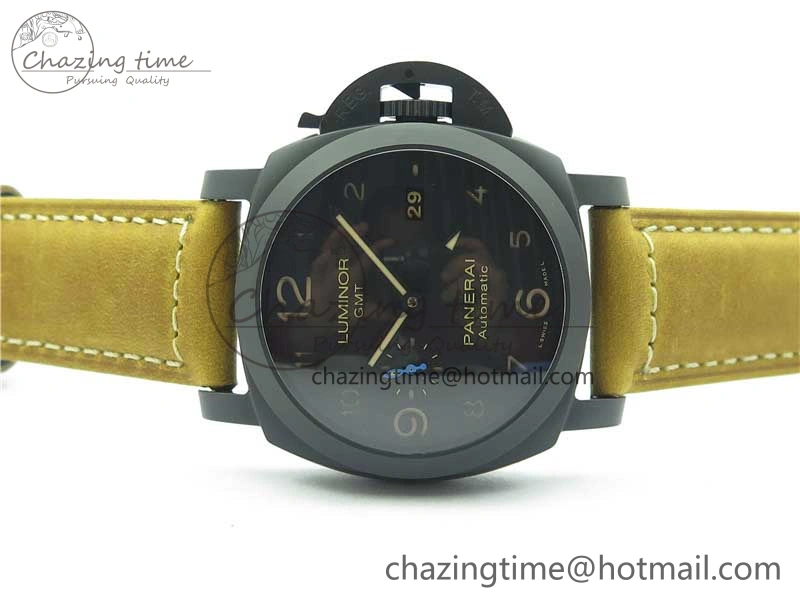PAM1441 U VSF 1:1 Best Edition Black Dial on Brown Asso Strap P.9011 Super Clone