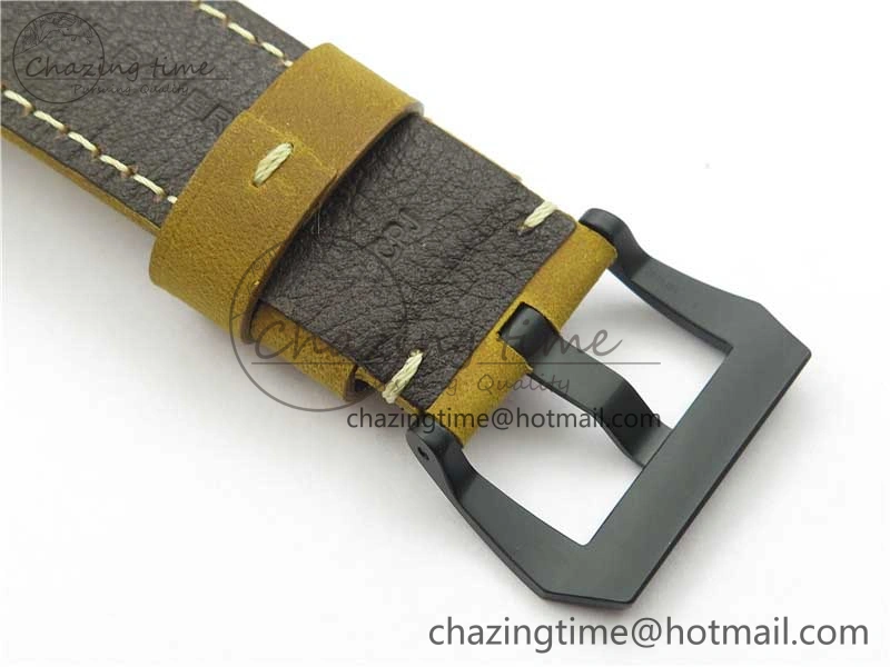 PAM1441 U VSF 1:1 Best Edition Black Dial on Brown Asso Strap P.9011 Super Clone