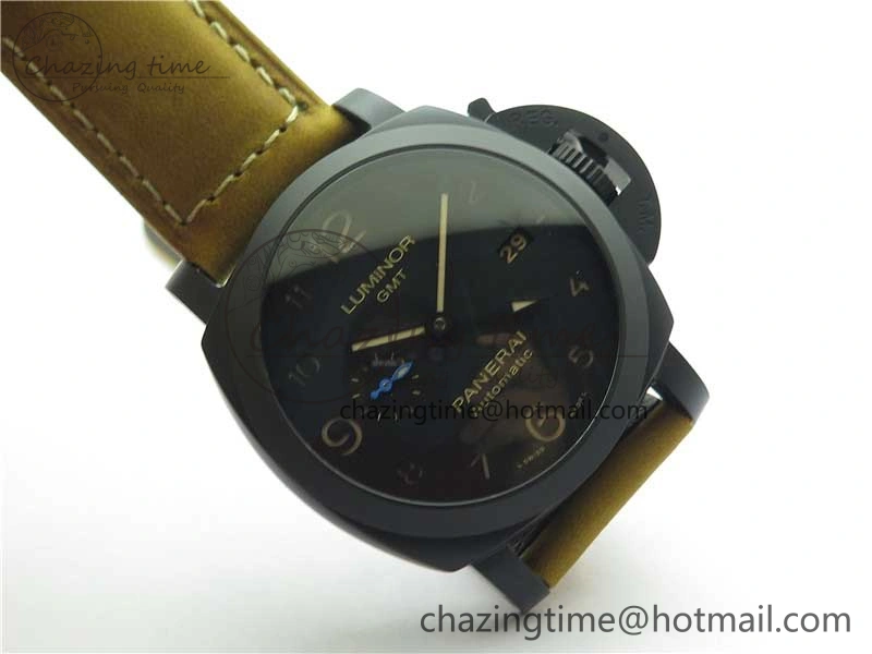 PAM1441 U VSF 1:1 Best Edition Black Dial on Brown Asso Strap P.9011 Super Clone