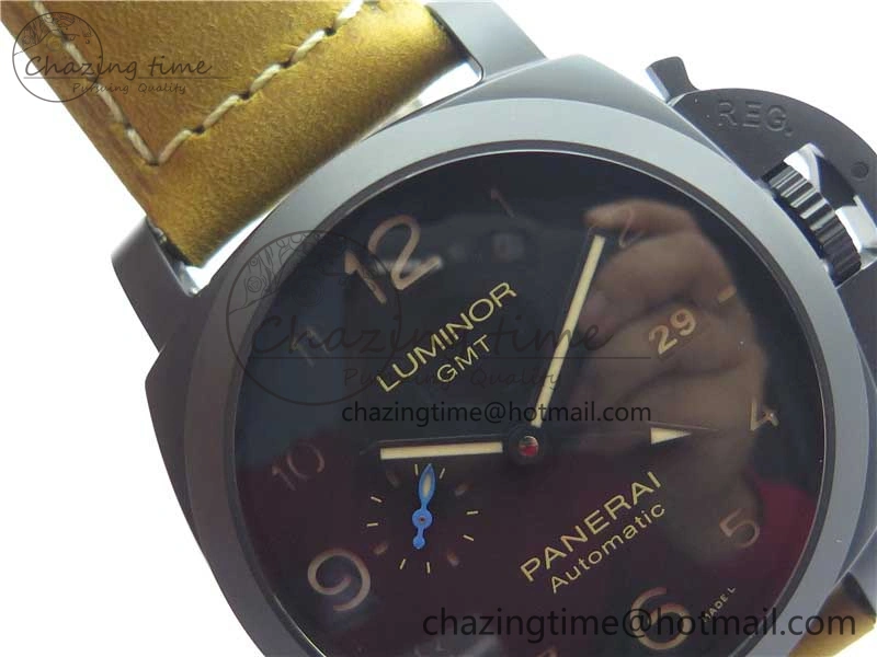 PAM1441 U VSF 1:1 Best Edition Black Dial on Brown Asso Strap P.9011 Super Clone