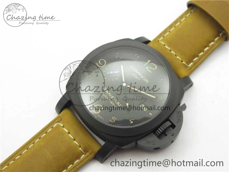 PAM1441 U VSF 1:1 Best Edition Black Dial on Brown Asso Strap P.9011 Super Clone