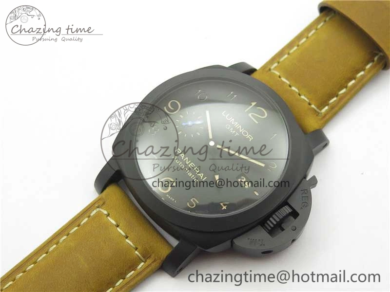 PAM1441 U VSF 1:1 Best Edition Black Dial on Brown Asso Strap P.9011 Super Clone