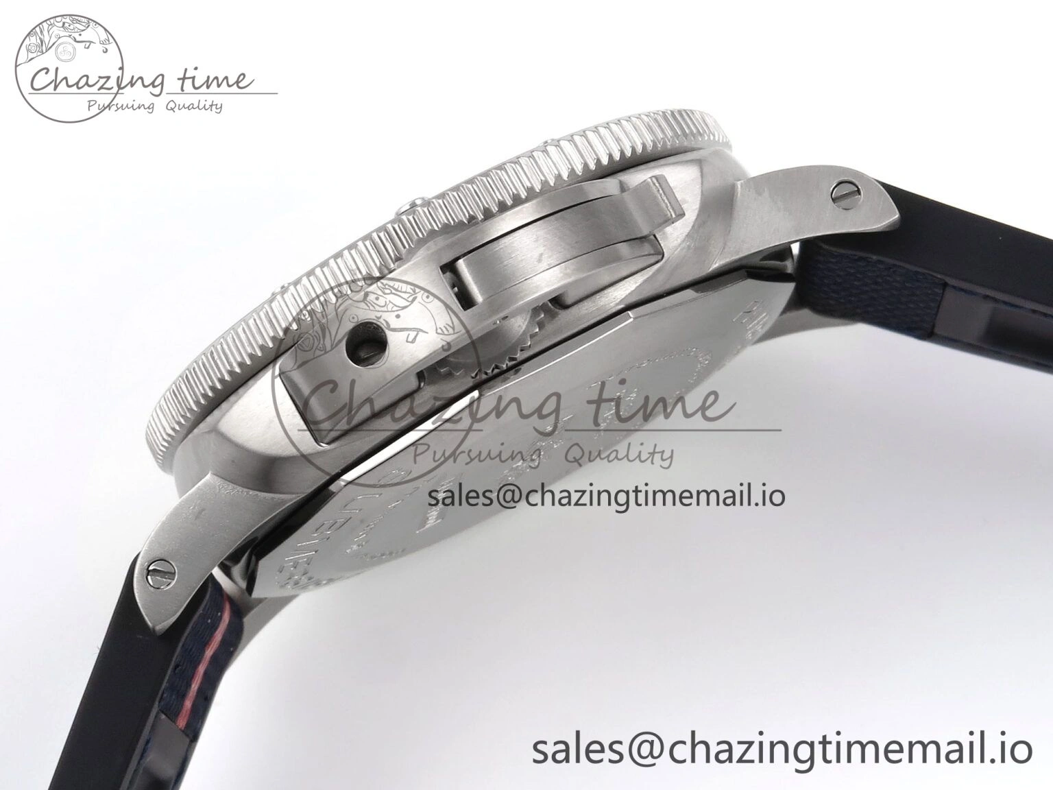 PAM1507 Luna Rossa Submersible VSF 1:1 Best Edition on Blue Fabric Strap P900