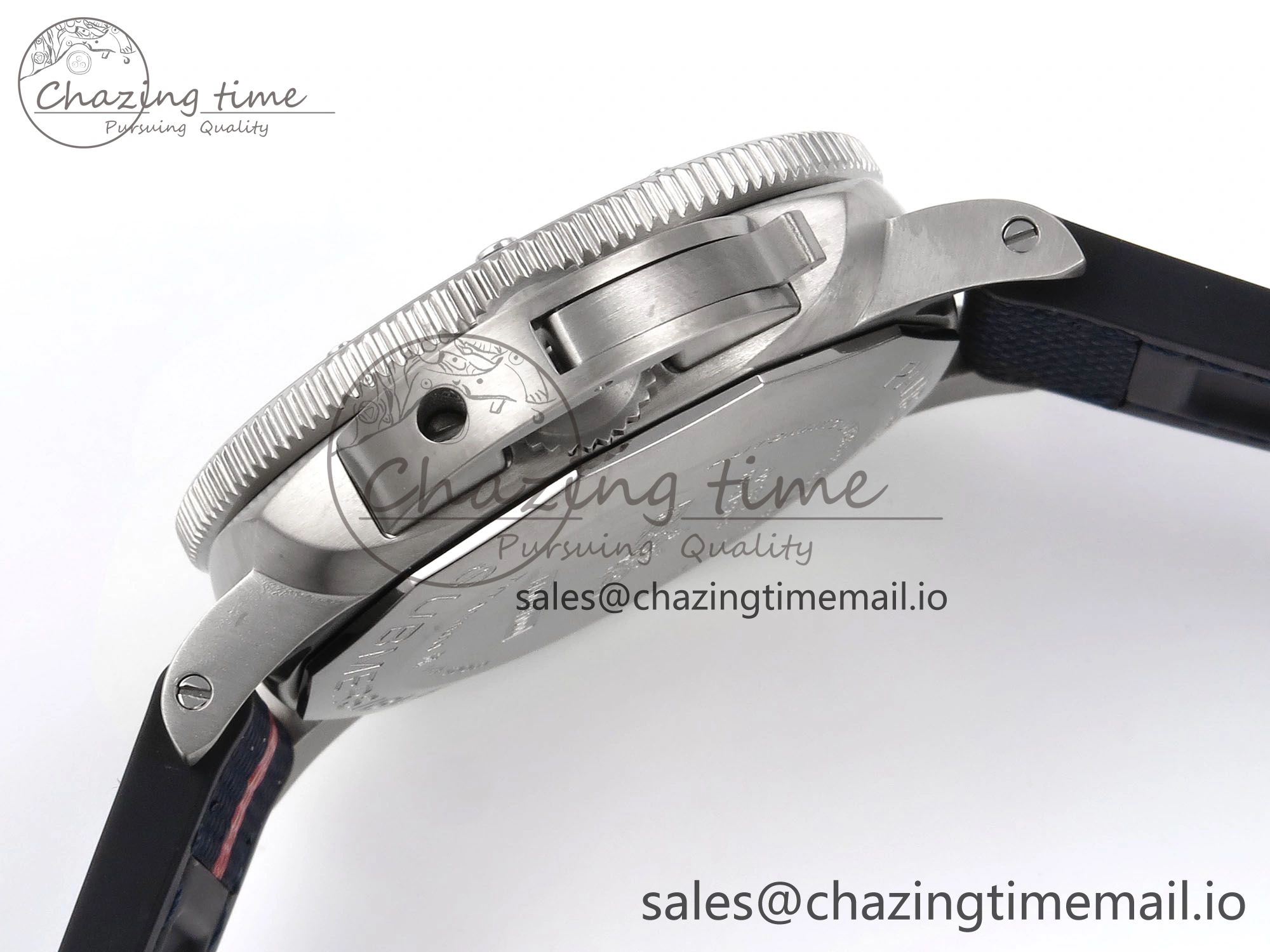 PAM1507 Luna Rossa Submersible VSF 1:1 Best Edition on Blue Fabric Strap P900