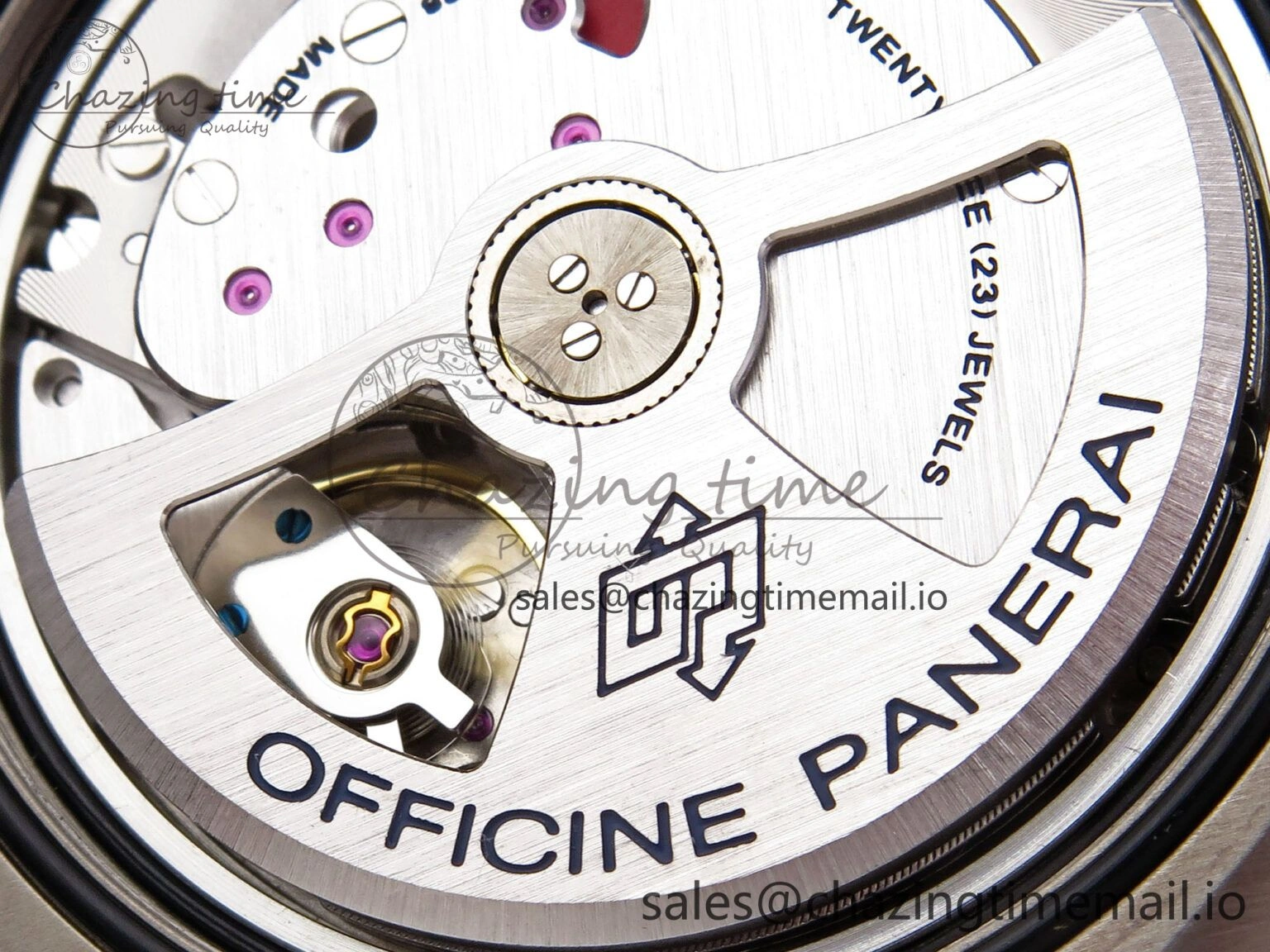 PAM1507 Luna Rossa Submersible VSF 1:1 Best Edition on Blue Fabric Strap P900