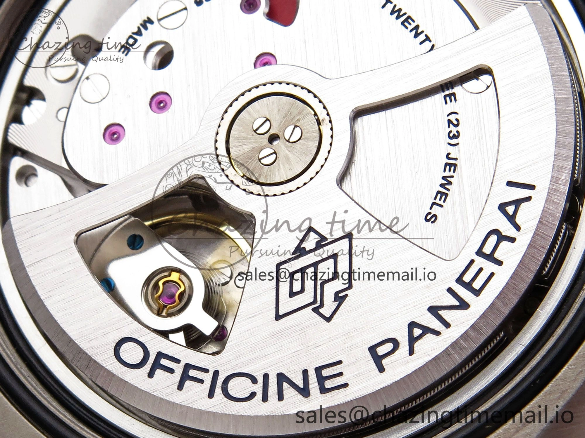 PAM1507 Luna Rossa Submersible VSF 1:1 Best Edition on Blue Fabric Strap P900