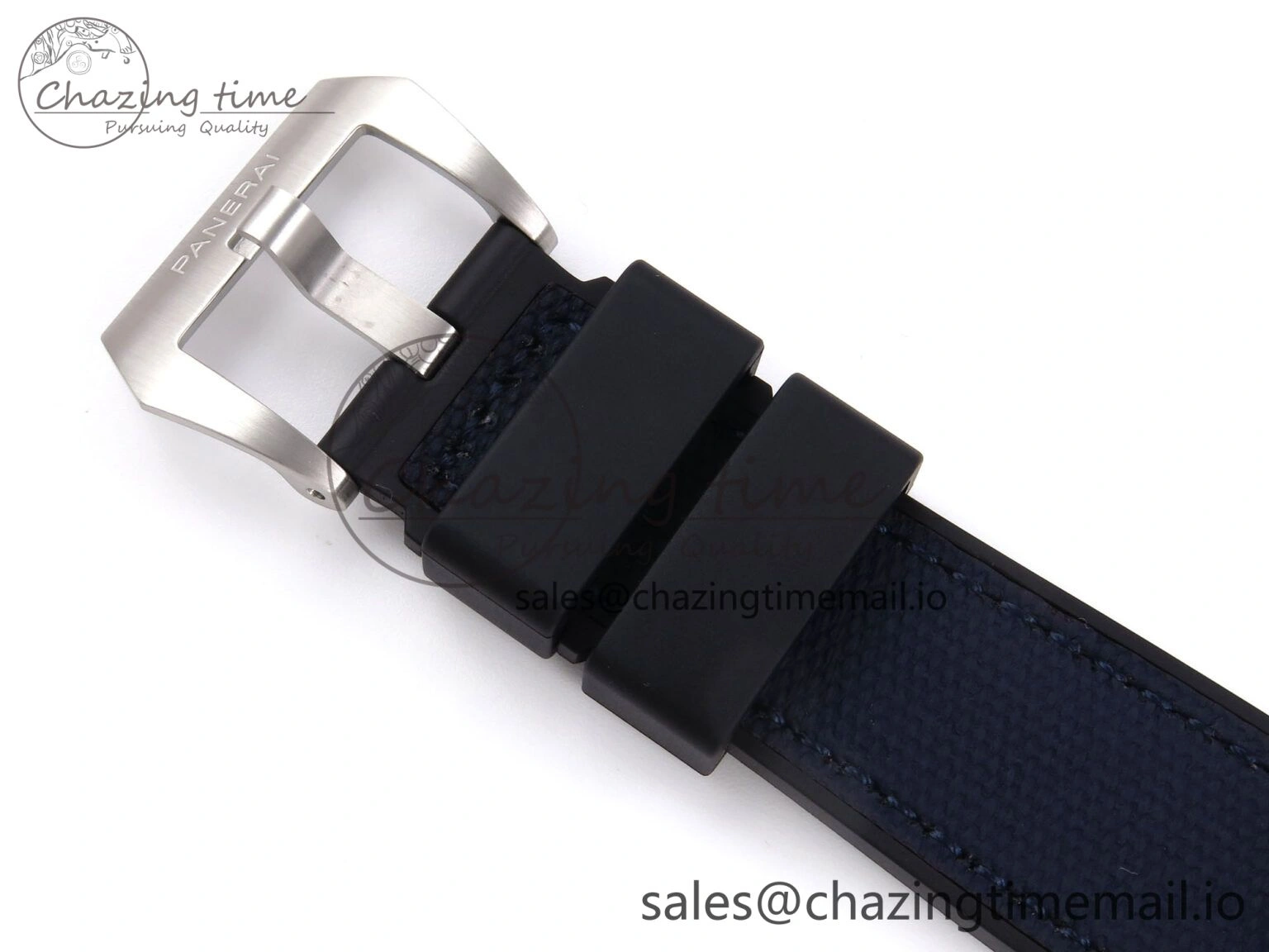 PAM1507 Luna Rossa Submersible VSF 1:1 Best Edition on Blue Fabric Strap P900
