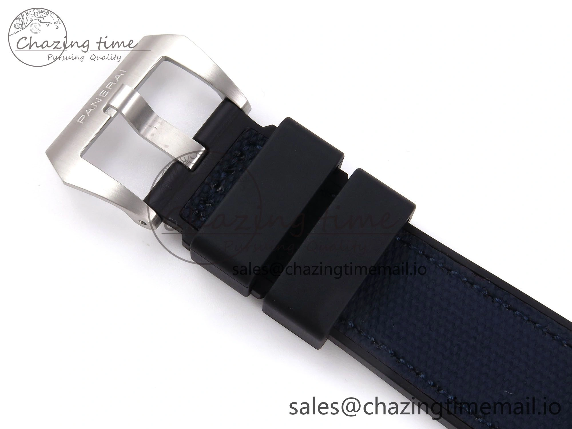 PAM1507 Luna Rossa Submersible VSF 1:1 Best Edition on Blue Fabric Strap P900