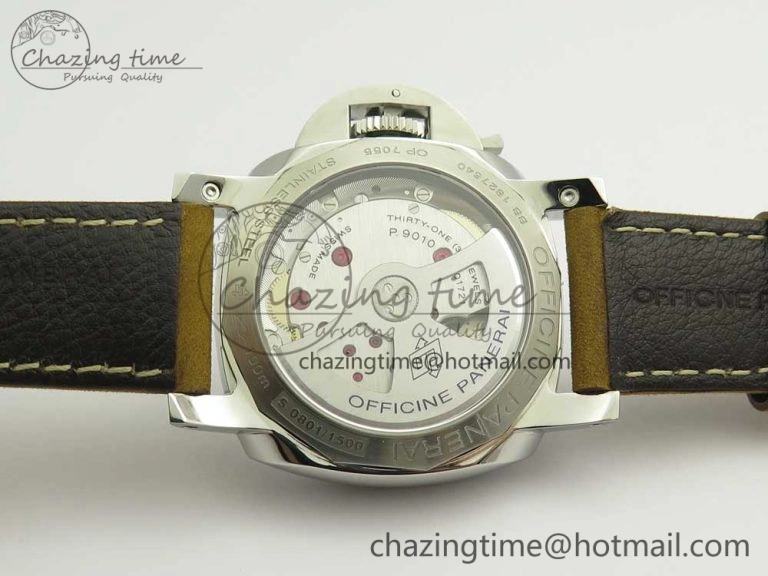 PAM1523 Ladies ZF 1:1 Best Edition on Brown Leather Strap ZFP9010