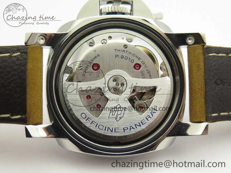 PAM1523 Ladies ZF 1:1 Best Edition on Brown Leather Strap ZFP9010
