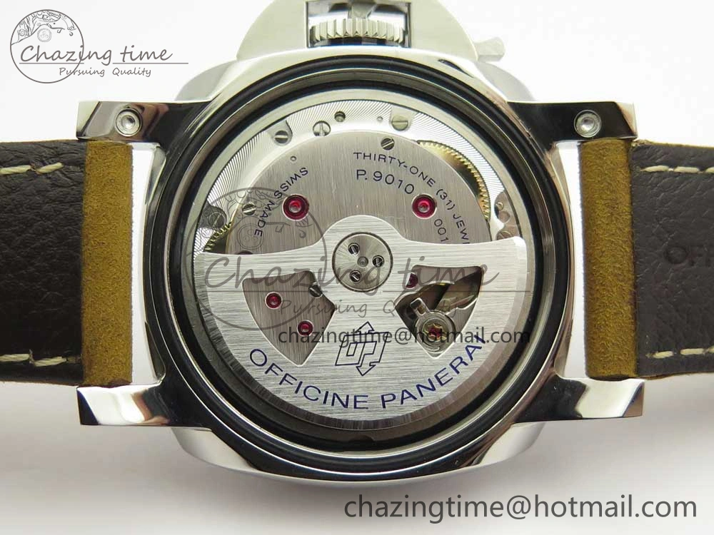 PAM1523 Ladies ZF 1:1 Best Edition on Brown Leather Strap ZFP9010