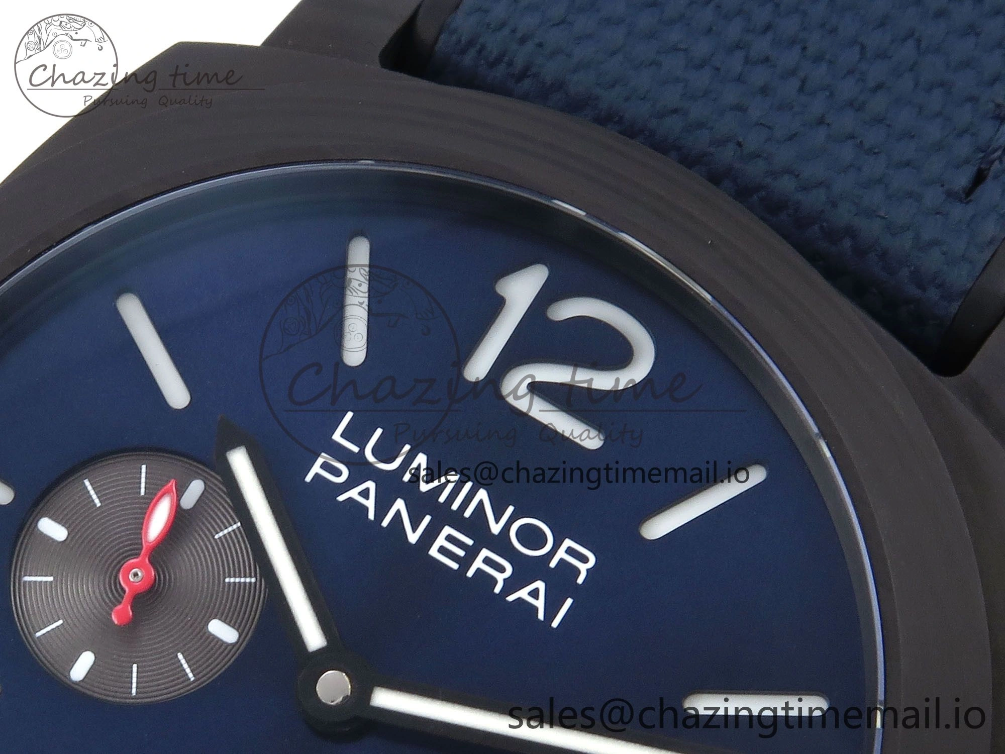 PAM1529 Luna Rossa Carbotech VSF 1:1 Best Edition on Blue Fabric Strap P.9010 Clone