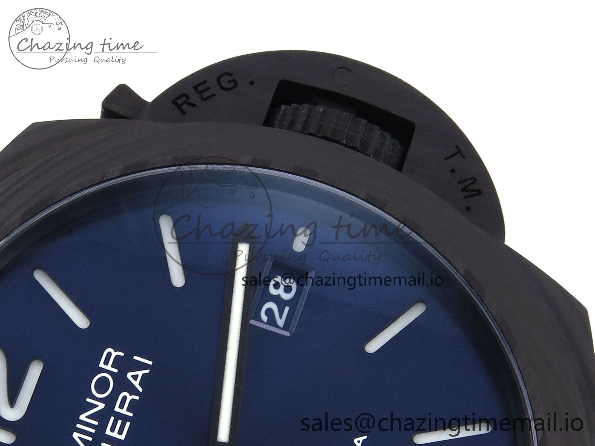 PAM1529 Luna Rossa Carbotech VSF 1:1 Best Edition on Blue Fabric Strap P.9010 Clone