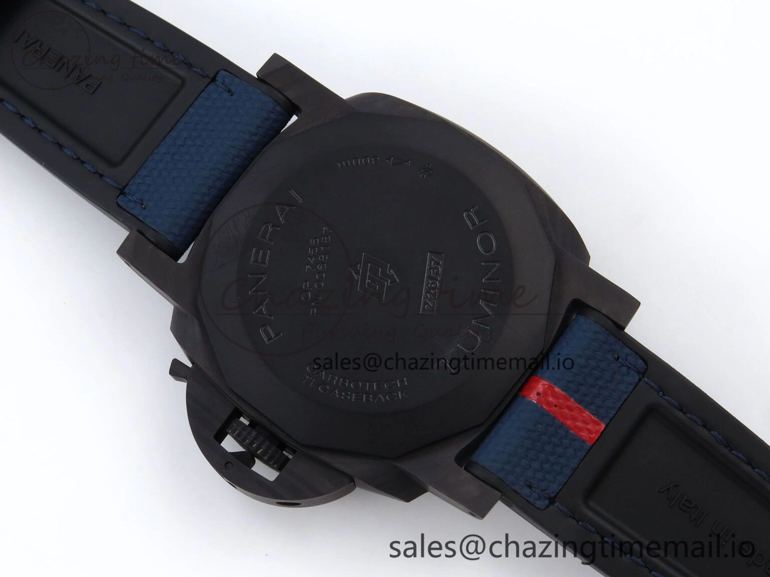 PAM1529 Luna Rossa Carbotech VSF 1:1 Best Edition on Blue Fabric Strap P.9010 Clone
