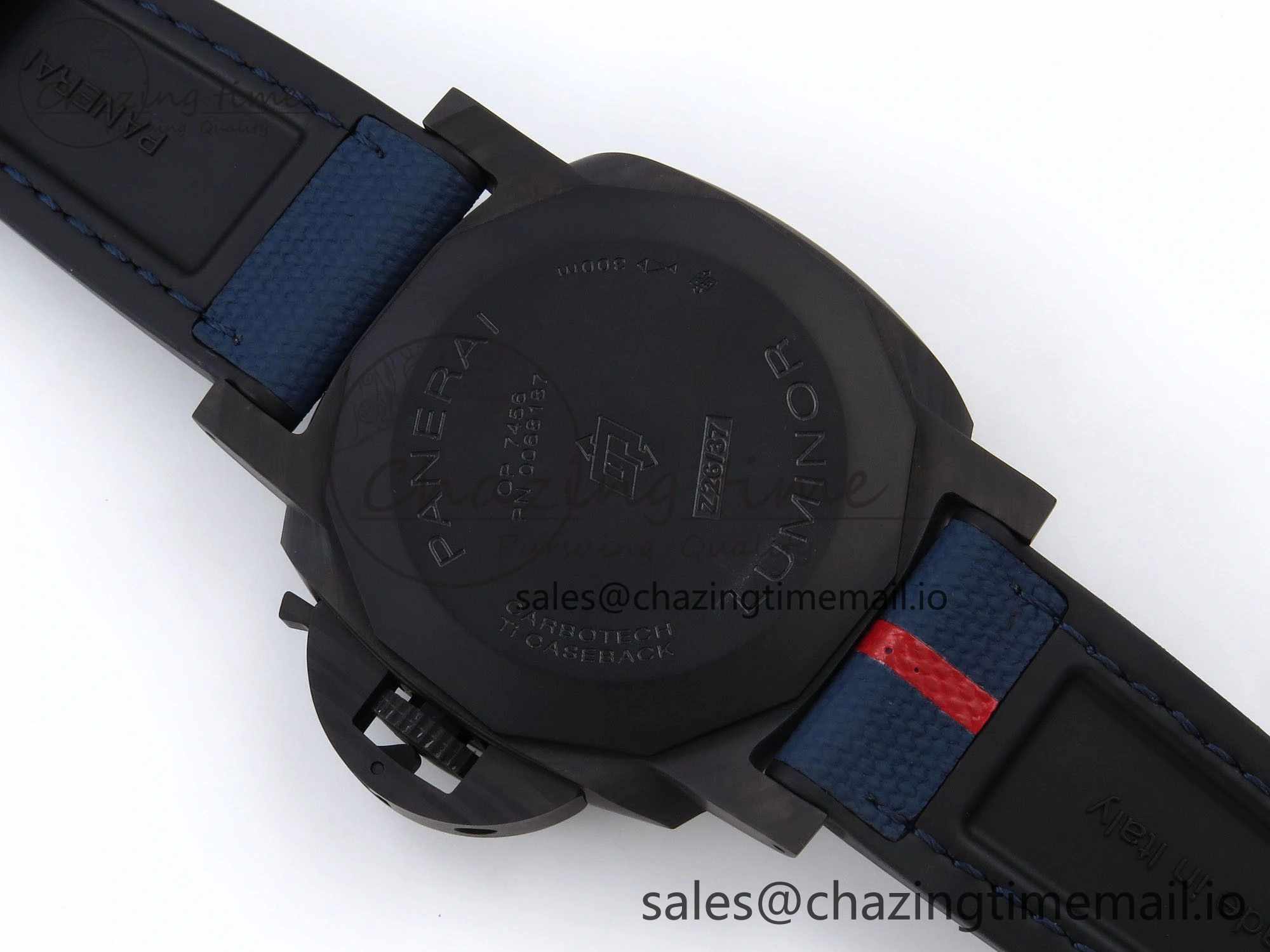 PAM1529 Luna Rossa Carbotech VSF 1:1 Best Edition on Blue Fabric Strap P.9010 Clone