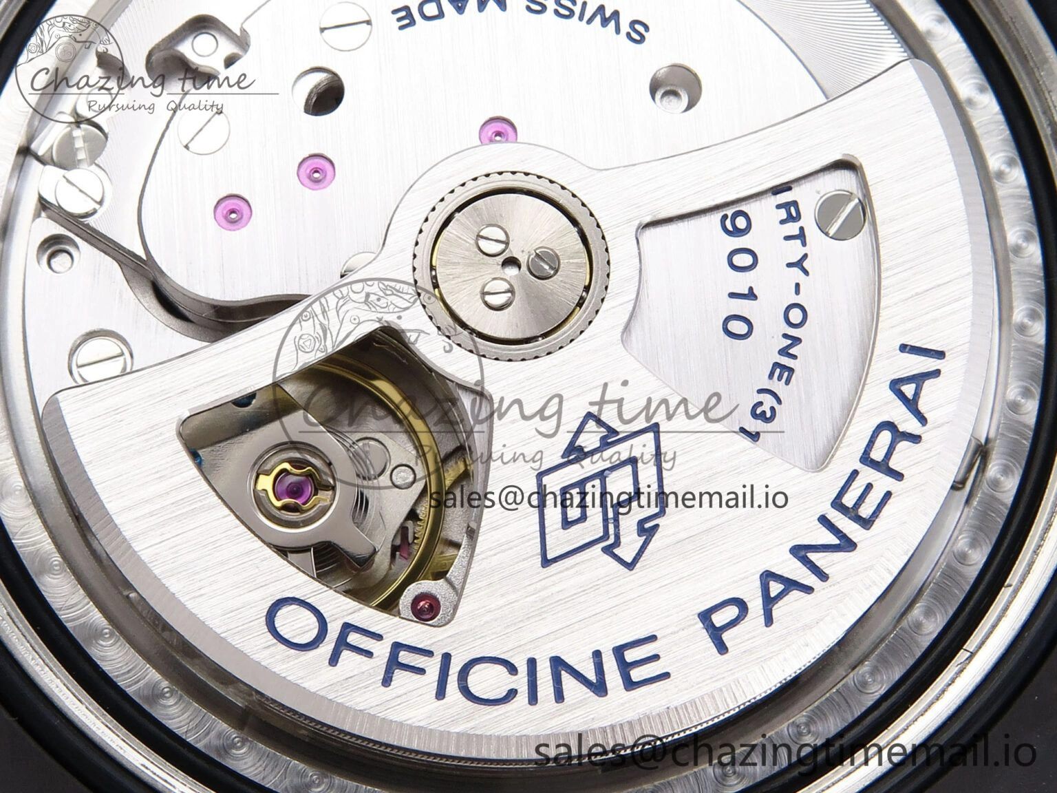 PAM1529 Luna Rossa Carbotech VSF 1:1 Best Edition on Blue Fabric Strap P.9010 Clone