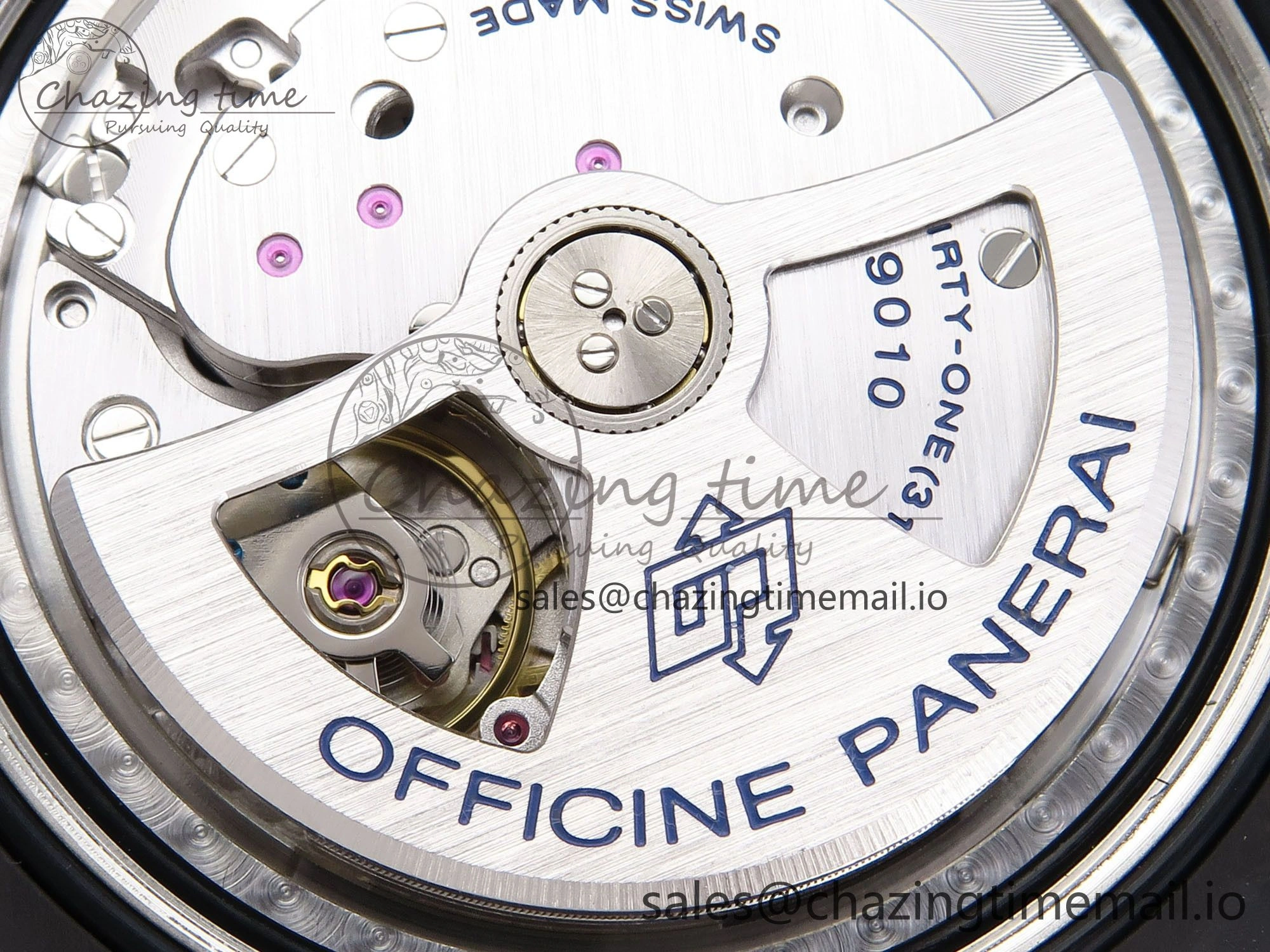 PAM1529 Luna Rossa Carbotech VSF 1:1 Best Edition on Blue Fabric Strap P.9010 Clone