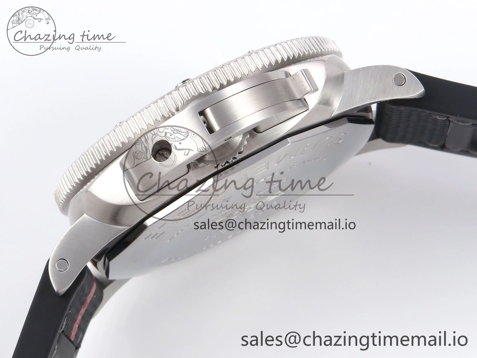 PAM1565 Luna Rossa Submersible VSF 1:1 Best Edition on Gray Fabric Strap P900