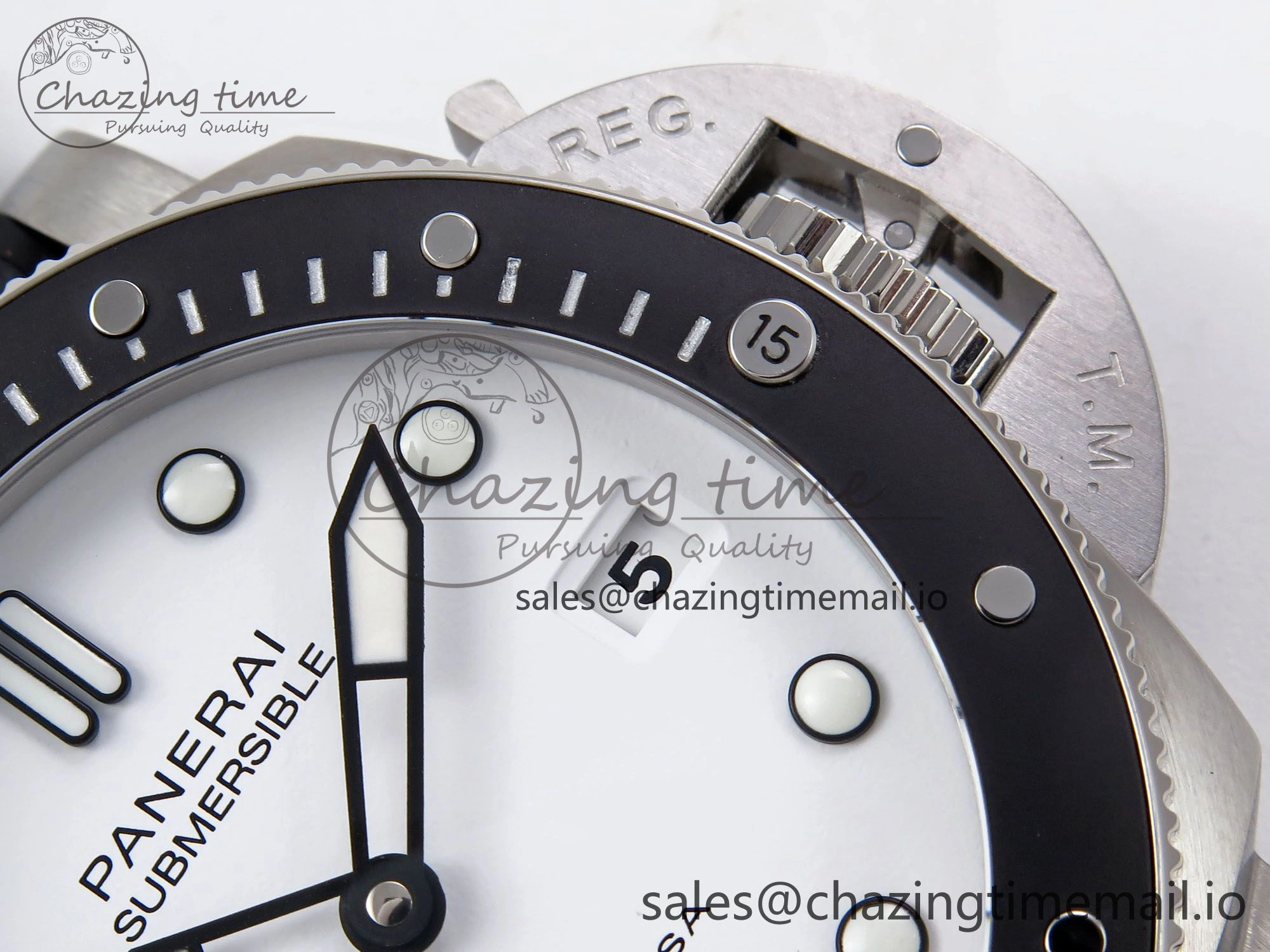 PAM1579 Luna Rossa Submersible VSF 1:1 Best Edition on Black Fabric Strap P900